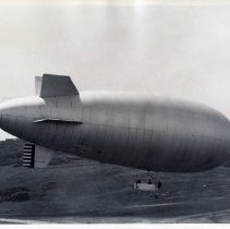 Blimp over Parker Flats, 1932.