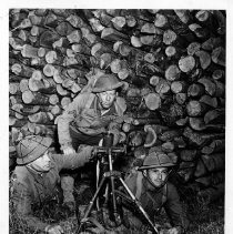 Mortor crew at Fort Ord during WWII