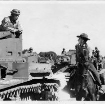 Still from "Bugle Calls" film made at Fort Ord, 1941-42