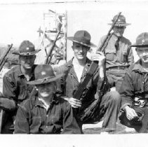 Troops Posing at Camp Ord
