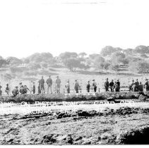 Firing on Pistol Range, Camp Ord, near Salinas Calif.