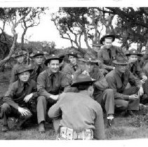 Troops resting at Camp Ord