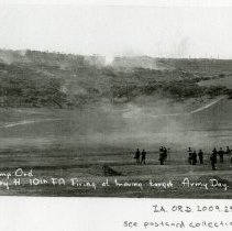 Army Day - Battery H, 10th Field Artillery firing at moving target