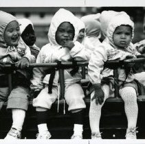 Fort Ord -family life & child care: children on ride