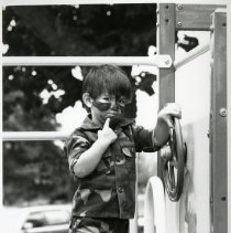 Fort Ord -family life & child care: child playing