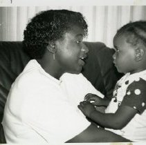 Fort Ord -family life & child care: mom and child