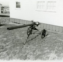 Fort Ord -long barreled gun on wheels