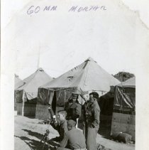 Fort Ord -  60 mm mortar being fired