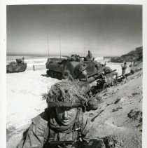 British Soldiers Training on the Beach at Fort Ord, ca. 1980s.