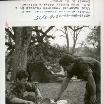 Fort Ord -field maneuvers: cooking food