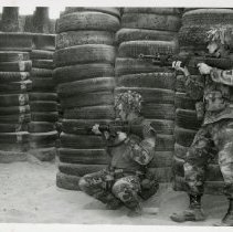 Fort Ord -field maneuvers: urban area training