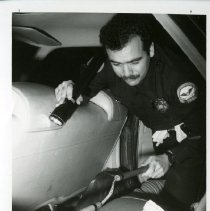 Fort Ord - Security/Police/Safety: officer searching a vehicle