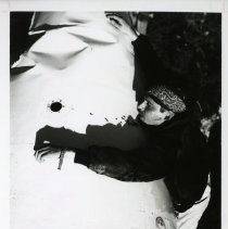 Fort Ord - Security/Police/Safety: criminal on hood of vehicle