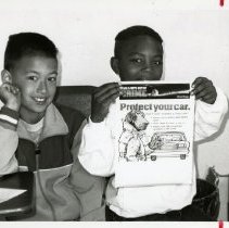 Fort Ord - Security/Police/Safety: children touring security office