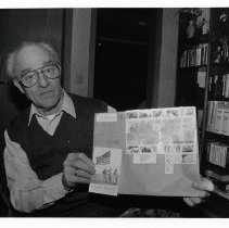 Friedrich Arends with envelope from Camp Beale commander