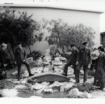 The Oriental Garden; students in the Oriental Garden with Nancy Chu.