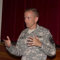 U.S. Army COL Mansager at the Asian Pacific Heritage Month