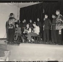 Mr. Pavlov leading a Russian performance for the ALS festival, 1952.