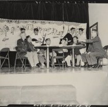 French Language Dept. performers at the ALS festival, 1952.