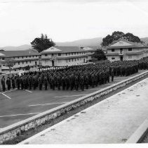 Company B Formation at Soldier Field; 27 Oct 1966.