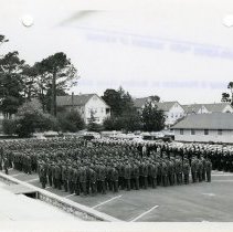 Company B Formation at Soldier Field, 27 Oct 1966.