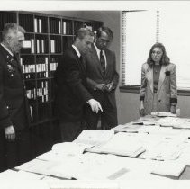 Governor Pete Wilson Visits DLIFLC, 1993.