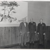 Samuel F. B. Morse with His Cypress Painting, 1965-1967.