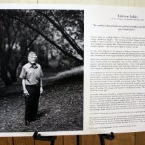 Lawson Sakai Photo Shown at Gold Melal Ceremony, 2012.