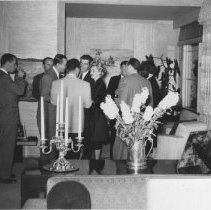 Actress Zsa Zsa Gabor with ALS Hungarian Students, 1952.