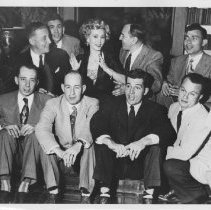 Actress Zsa Zsa Gabor with ALS Hungarian Students, 1952.