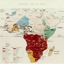 DLI West Coast, Linguistic Map of Africa, ca. 1970.