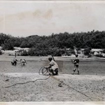 Signal Corps Laying Communication Lines at Fort Ord