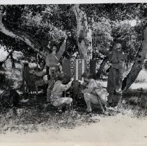 Soldiers Operate Outdoor Switchboard at Fort Ord