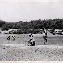 Signal Corps Laying Communication Lines at Fort Ord