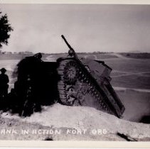 light tank in action Fort Ord 20