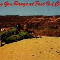 Machine Gun Range at Fort Ord, California