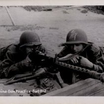 Machine Gun Practice at Fort Ord