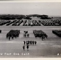 Review of Soldiers at Fort Ord