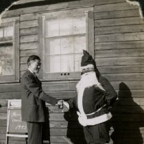 Santa at Christmas 1943