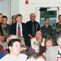 Attendees of Ben De La Selva's retirement from the Defense Language Institute Foreign Language Center (DLIFLC)