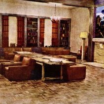 Reading Room in the Soldiers' Club at Fort Ord