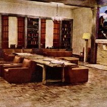 Reading Room in the Soldiers' Club at Fort Ord