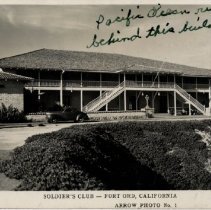 Exterior View of Soldiers Club at Fort Ord