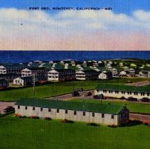 Aerial View of Fort Ord Looking Towards Ocean