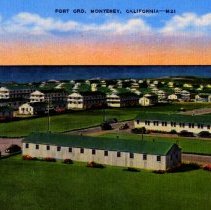 Aerial View of Fort Ord Looking Towards Ocean