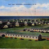 Aerial View of Fort Ord Looking Towards Ocean