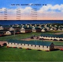 Aerial View of Fort Ord Looking Towards Ocean
