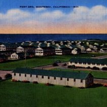Aerial View of Fort Ord Looking Towards Ocean