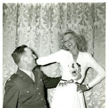 Ilona Massay Performs at Fort Ord USO Show, 1942