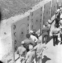 Military and Local Policemen at Firing Range, 1942-1944